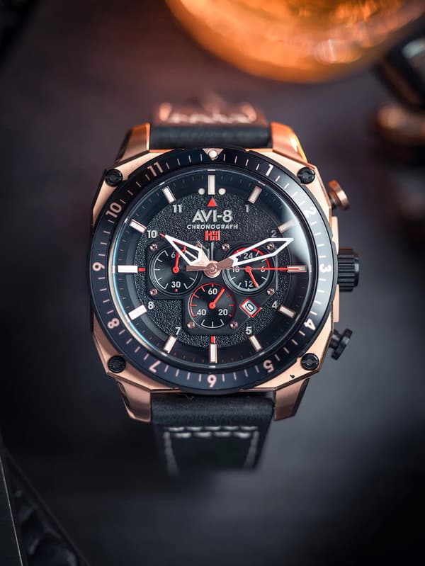 Mens Watch Avi-8 AV-4100-06, Quartz, 43mm, 5ATM