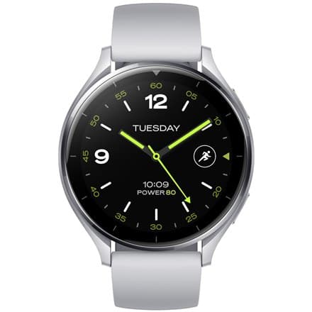 Xiaomi Watch 2 (32GB) sølv etui med grå TPU-rem