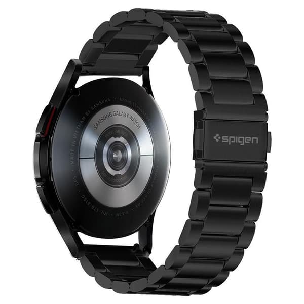 Spigen Modern Fit Band - Rannekoru Samsung Galaxy Watch 4 / 5 / 5 Pro / 6 (musta)