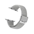 Miniatyrbild 5 av 6: Crong Wave Band - flätat Apple Watch-rem 42/44/45/49 mm (ljusgrå)