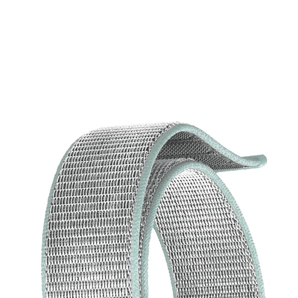 Crong Nylon – urheiluranneke Apple Watchiin 38/40/41 mm (pastelliharmaa)
