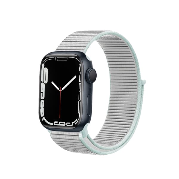Crong Nylon – urheiluranneke Apple Watchiin 38/40/41 mm (pastelliharmaa)