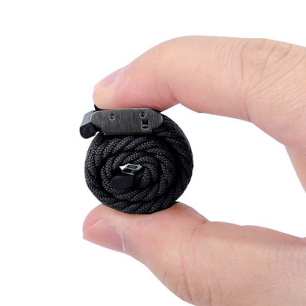 Crong Wave Band – flettet Apple Watch-rem 38/40/41 mm (grafit)