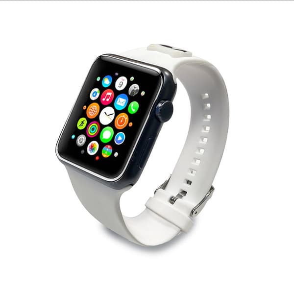 Karl Lagerfeld Silikon Choupette Head – Apple Watch-rem 38/40/41 mm (vit)