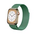 Miniatyrbillede 3 af 9: Crong Milano Steel – Rustfri stålrem til Apple Watch 42/44/45/49 mm (grøn)