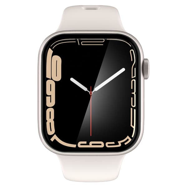 Spigen Proflex EZ FIT 2-Pack - Hybridglas til Apple Watch 8/7 41 mm (2 stk)