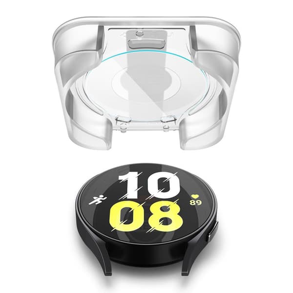 Spigen GLAS.TR EZ FIT 2-Pack - Hærdet glas til Samsung Galaxy Watch 6 44 mm (2 stk)