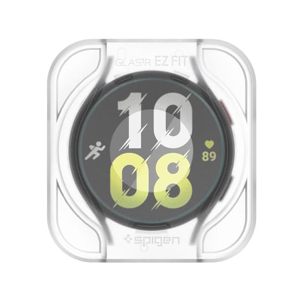Spigen GLAS.TR EZ FIT 2-Pack - Hærdet glas til Samsung Galaxy Watch 6 44 mm (2 stk)