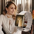 Miniatyrbillede 5 af 7: Crong Eclipse - Apple Watch læder magnetrem 38/40/41 mm (beige)