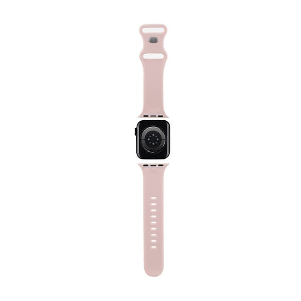 Hello Kitty Silicone Tags Graffiti - Apple Watch Ranneke 38/40/41 mm (vaaleanpunainen)
