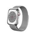Miniatyrbillede 3 af 10: Crong Milano Steel - Rustfri stålrem til Apple Watch 38/40/41 mm (sølv)