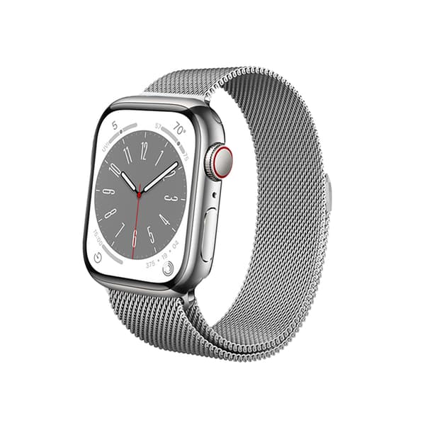 Crong Milano Steel - Rustfri stålrem til Apple Watch 38/40/41 mm (sølv)