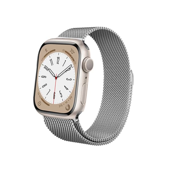 Crong Milano Steel - Rustfri stålrem til Apple Watch 38/40/41 mm (sølv)