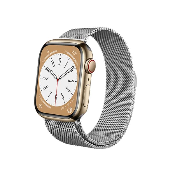 Crong Milano Steel - Rustfri stålrem til Apple Watch 38/40/41 mm (sølv)