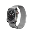 Miniatyrbillede 2 af 10: Crong Milano Steel - Rustfri stålrem til Apple Watch 38/40/41 mm (sølv)