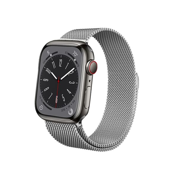 Crong Milano Steel - Rustfri stålrem til Apple Watch 38/40/41 mm (sølv)