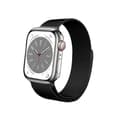 Miniatyrbillede 2 af 10: Crong Milano Steel - Rustfri stålrem til Apple Watch 42/44/45/49 mm (sort)