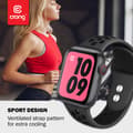 Miniatyrbild 8 av 8: Crong Duo Sport - Apple Watch Strap 38/40/41 mm (grå/svart)