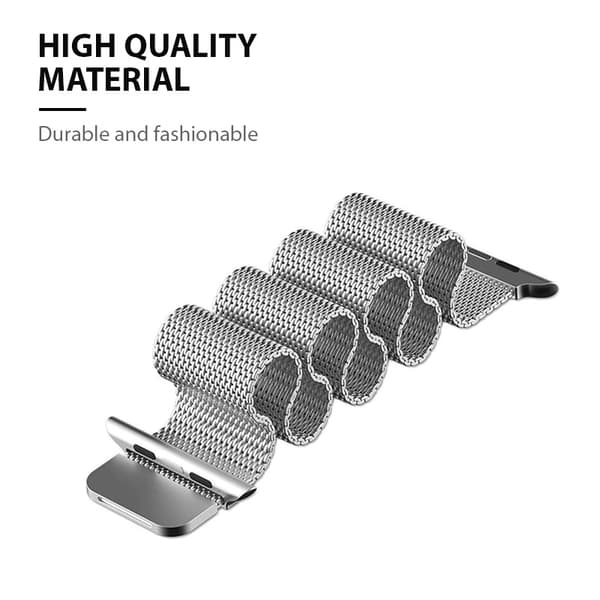 Crong Milano Steel - Ruostumattomasta teräksestä valmistettu ranneke Apple Watchille 38/40/41 mm (kulta)