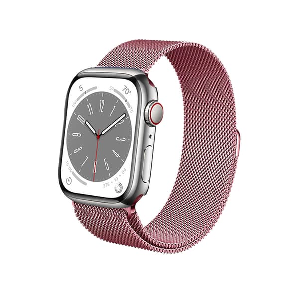 Crong Milano Steel - Rustfrit stålrem til Apple Watch 38/40/41 mm (roseguld)