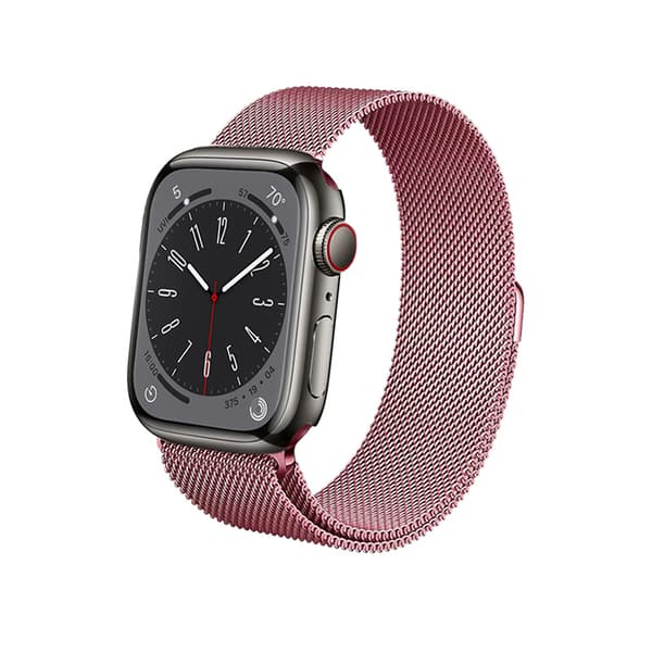 Crong Milano Steel - Rustfrit stålrem til Apple Watch 38/40/41 mm (roseguld)