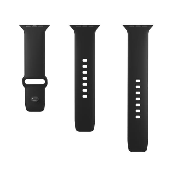 PURO ICON - Elastisk rem til Apple Watch 38/40/41 mm (S/M & M/L) (sort)