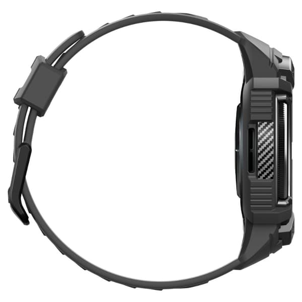 Spigen Rugged Armor Pro - Rem + fodral till Samsung Galaxy Watch 6 Classic 47 mm (svart)