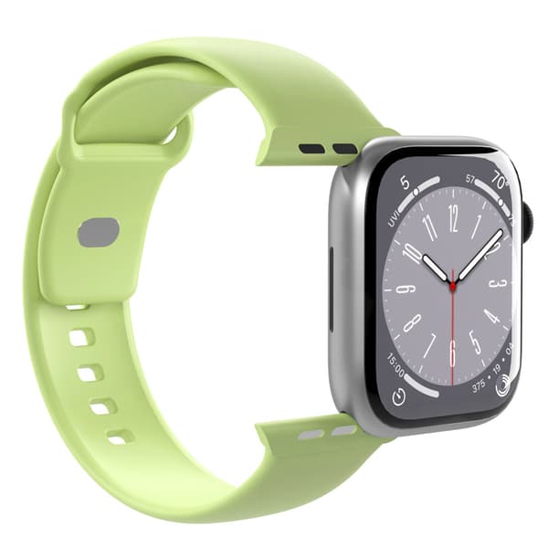 PURO ICON - Elastisk rem til Apple Watch 38/40/41 mm (S/M & M/L) (Matcha Green)