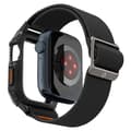Miniatyrbild 4 av 10: Spigen Lite Fit "Pro" - Fodral med rem för Apple Watch 4/5/6/7/8/9/SE 44/45 mm (mattsvart)