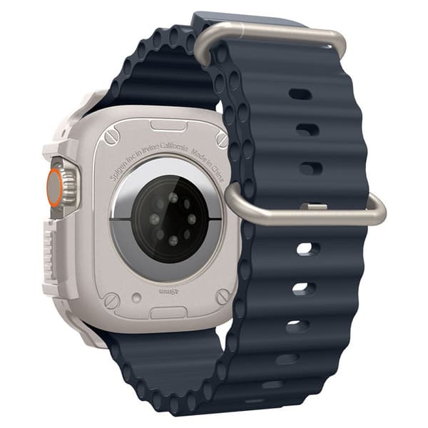 Spigen Rugged Armor - Fodral för Apple Watch Ultra 1/2 49 mm (Dune Beige)
