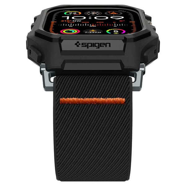 Spigen Lite Fit "Pro" - Etui med rem til Apple Watch Ultra 1/2 49 mm (Matsort)
