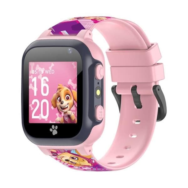 Barnansluten klocka med SIM-kort Paw Patrol Integrated Camera Forever Powder Pink