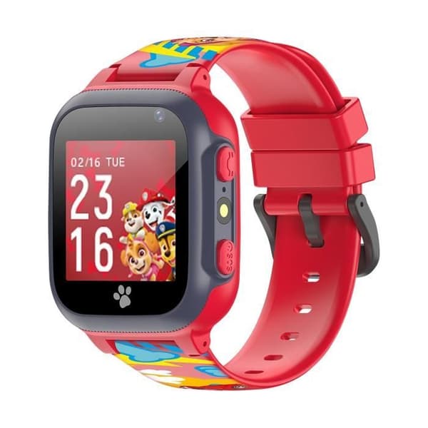 Barnansluten klocka med SIM-kort Paw Patrol Integrated Camera Forever Red