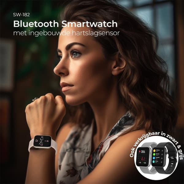 Inter Sales SMARTWATCH SW-182 SVART - Smartwatch (116111000580)