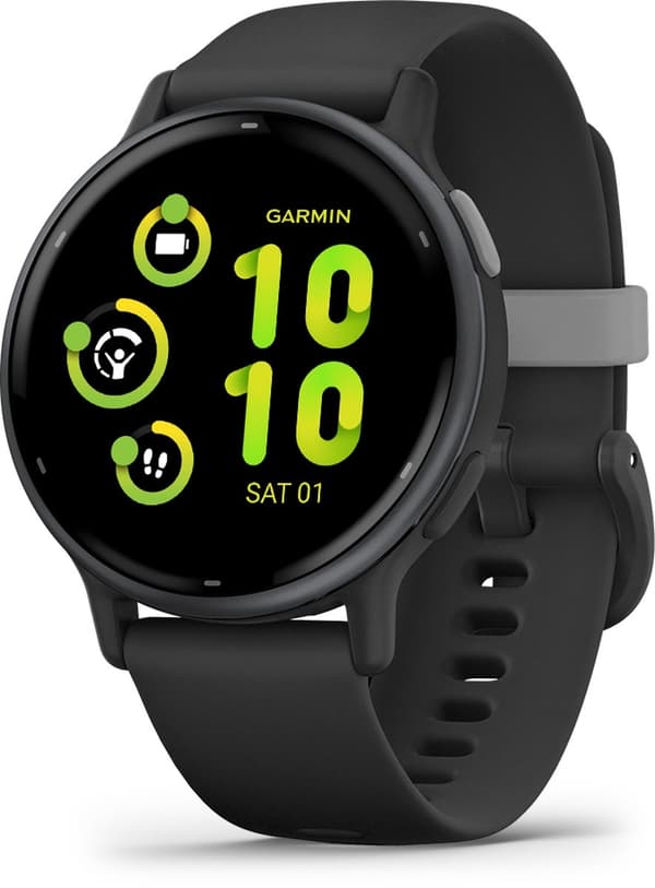 Garmin vivoactive 5 sort/skifergrå - <br />ÉN PLATFORM - UTALIGE MULIGHEDER<br />Uanset mob