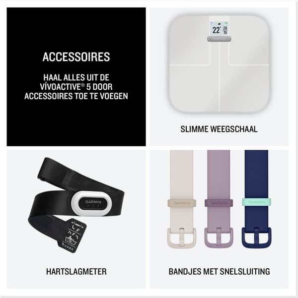 Garmin vivoactive 5 orkidé/orkidé - <br />ÉN PLATFORM - UTALIGE MULIGHEDER<br />Hvorvidt