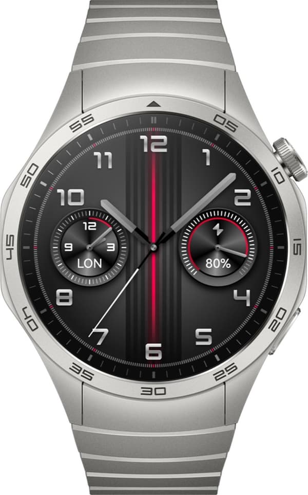 Huawei Watch GT 4 - 46 mm - rostfritt stål - smartklocka med rem - handledsstorlek: 140-210 mm - display 3