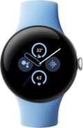 Miniatyrbild 1 av 6: Google Pixel Watch 2 - Polerat silver aluminium - intelligent klocka med aktivt armband - fluorescerande
