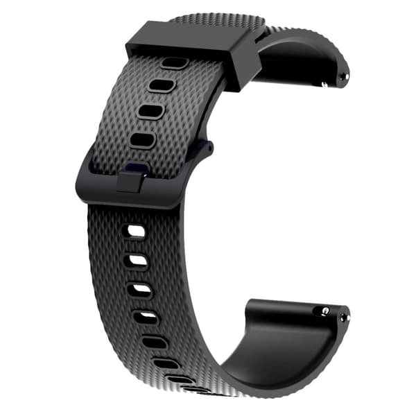Silikonearmbånd til Garmin Vivoactive 3 20mm - Sort