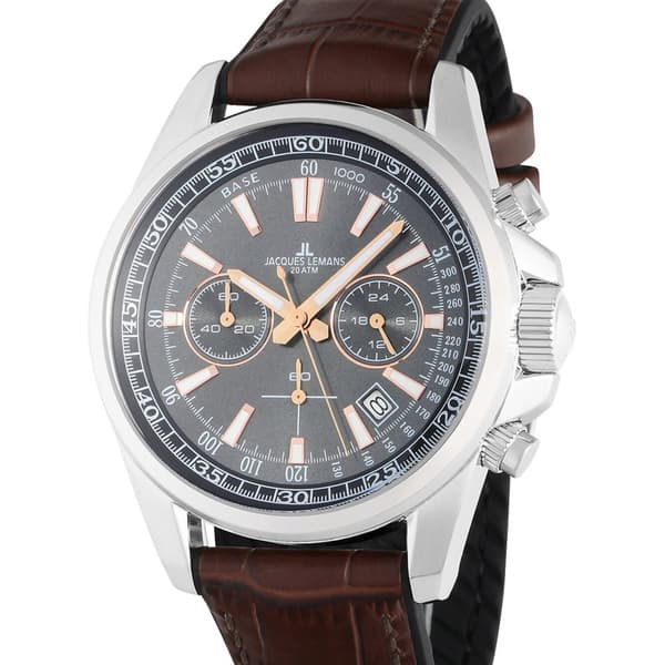 Mens Watch Jacques Lemans 1-2117W, Quartz, 44mm, 20ATM