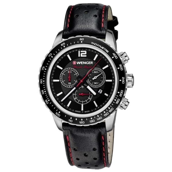 Klocka - WENGER - 01.0853.105 - Kvarts - Analog - Svart
