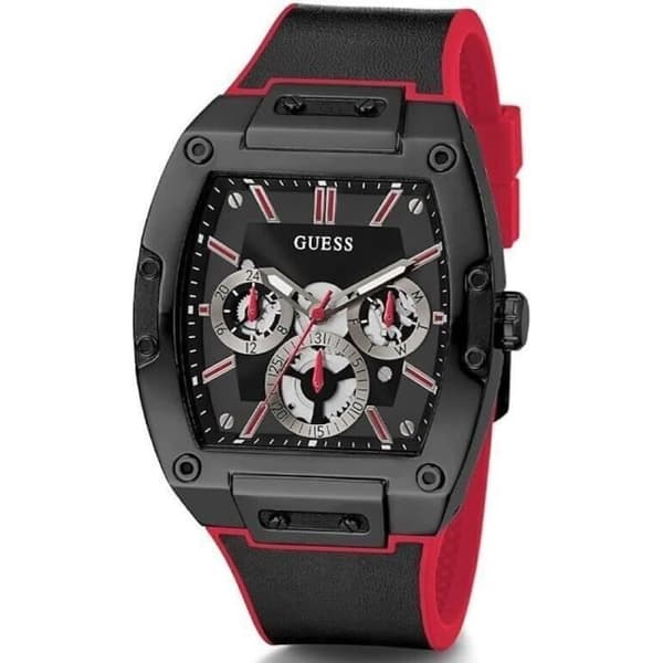Klocka - Guess - Phoenix GW0202G7 - Kvarts - Rostfritt stål - 43 mm - Svart