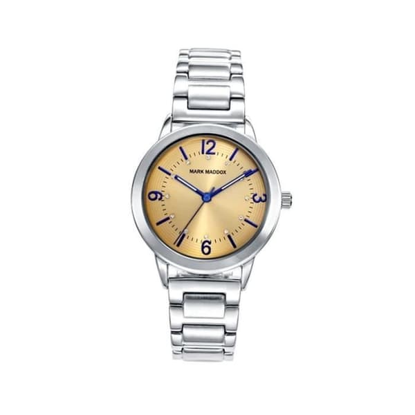 Klocka - MARK MADDOX - Mod. SEPT16 MM7012-95 - Rostfritt stål - Metallarmband - 33 mm