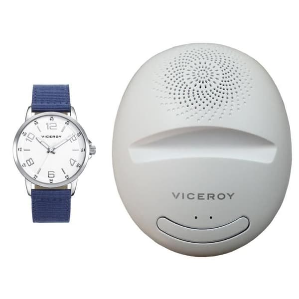Klocka - VICEROY - 401093-05 - Barn - Trådlös Bluetooth-högtalare - Armband i Nylon/Läder