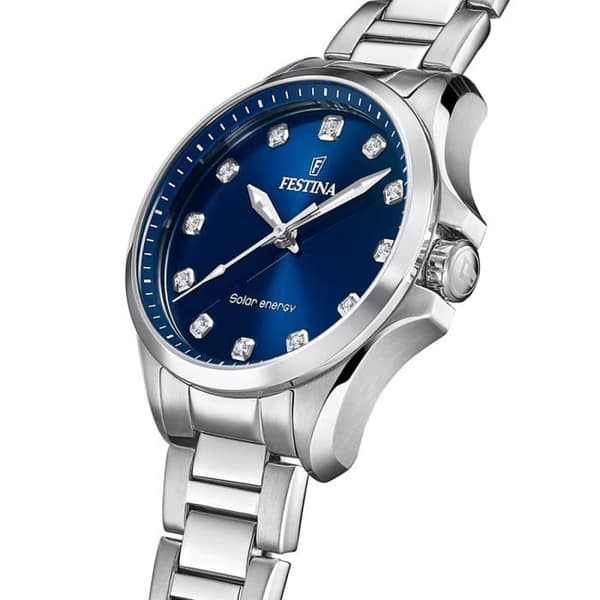 FESTINA Damklocka - Vattentät - Solenergi - Mineralglas