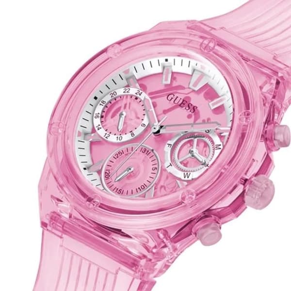 Klocka - GUESS - GW0438L2 - Plast - Rosa - Kvarts - Dam
