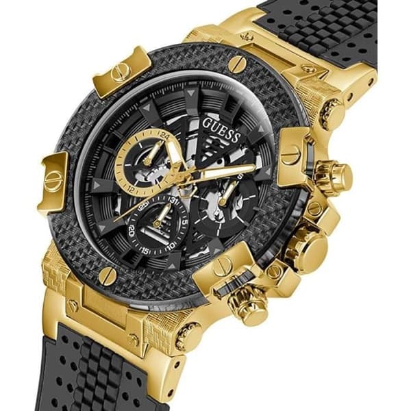 Guess Carbon GW0486G2 Kvartsklocka för män