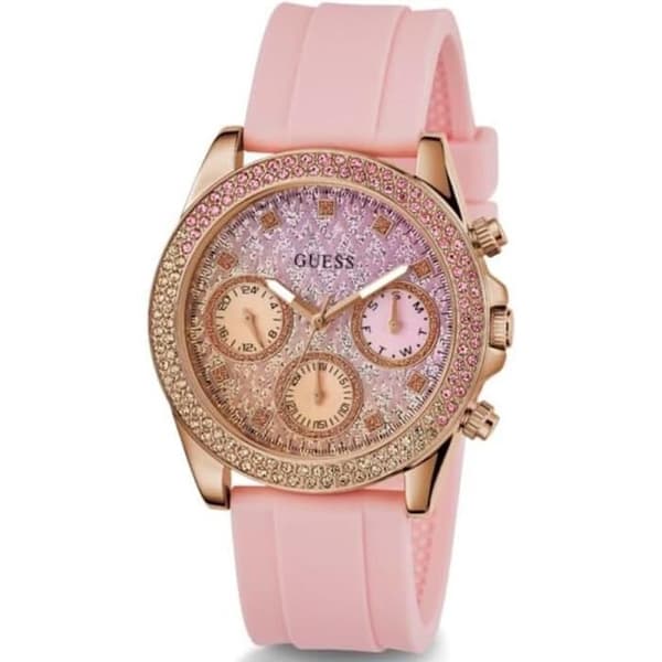 Klocka - Guess - Get in Touch Foundation GW0032L4 - Kvarts - 38 mm - Silikon Rosa