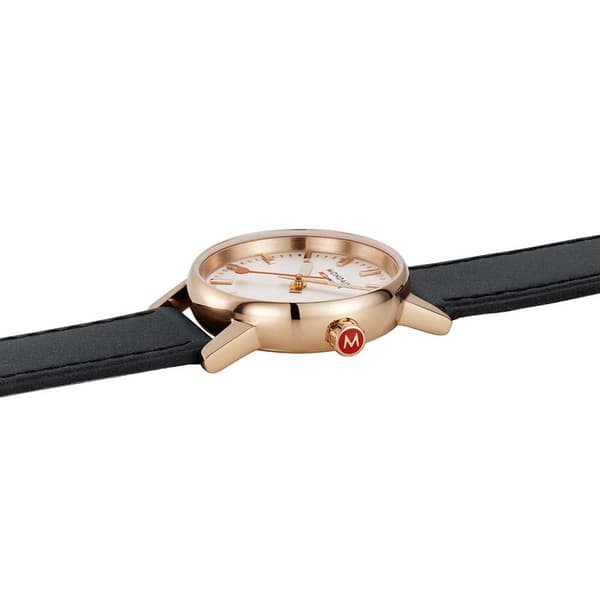 Mondaine Evo2 Rose Gold 30 Mm Ur Hvid,Sort