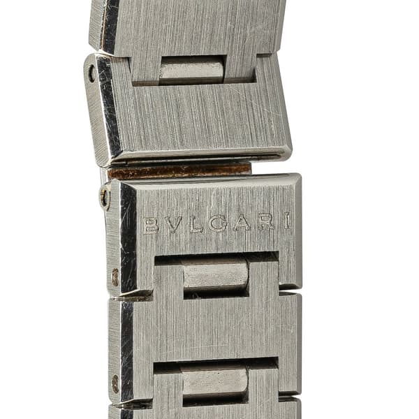 Pre-owned Bvlgari Quartz Stainless Steel Bvlgari Bvlgari Watch Silver
